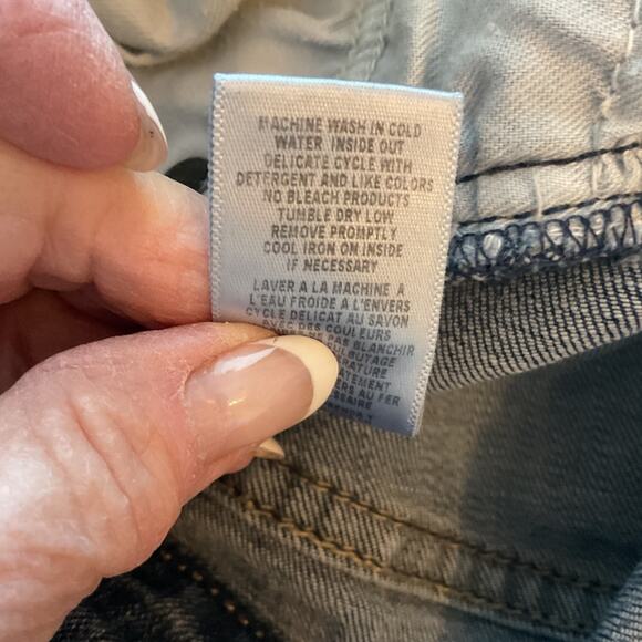 Juicy Couture Mid Rise Flare Embellished design Back Pockets 26 - Picture 9 of 10